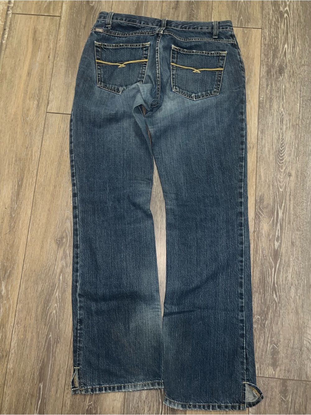 Y2K Cruel Girl Slim Women’s Dark Wash Straight-Leg Jeans - Blue size 9